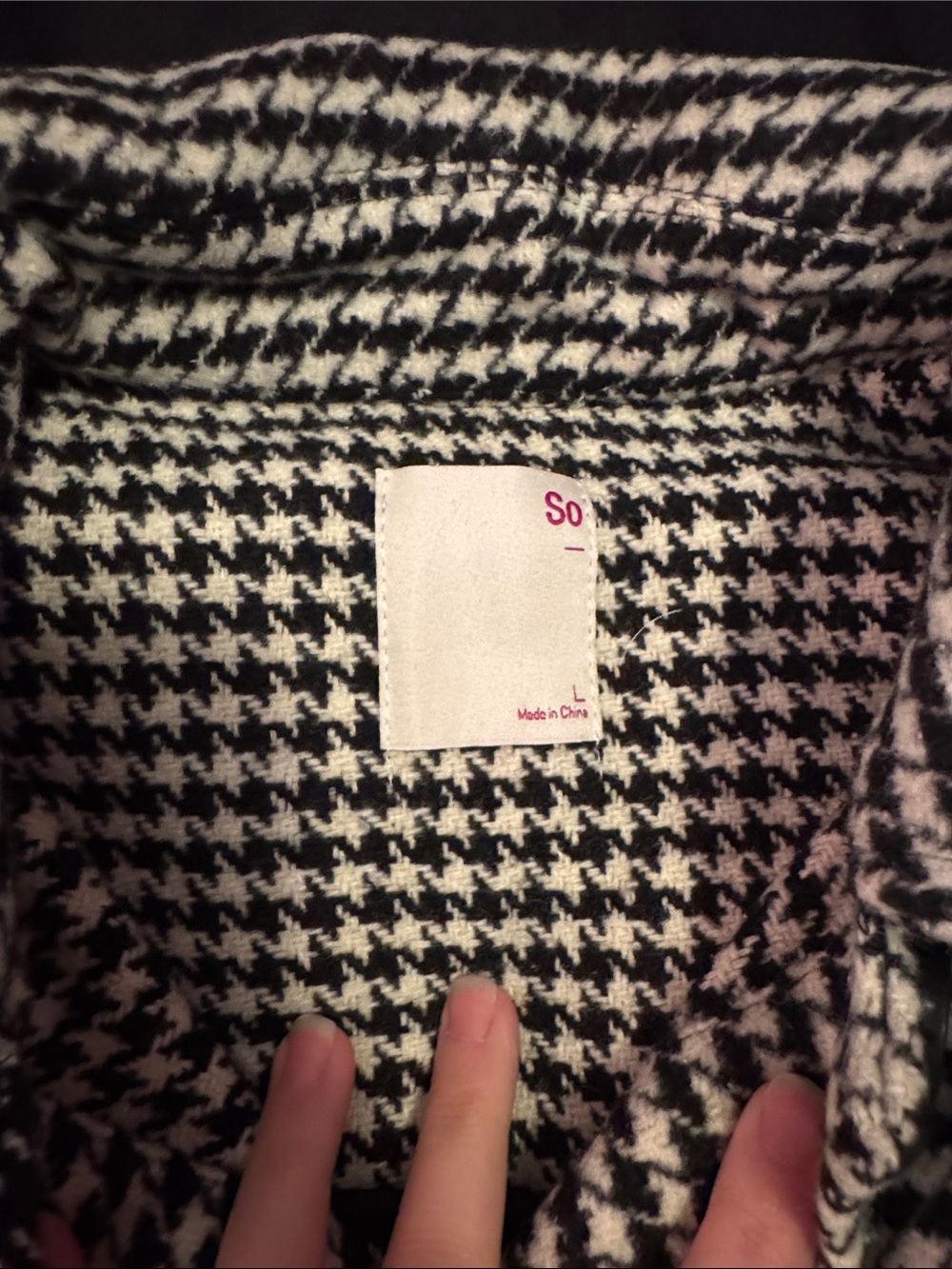 Checkered thick jacket. - Picture 3 of 7